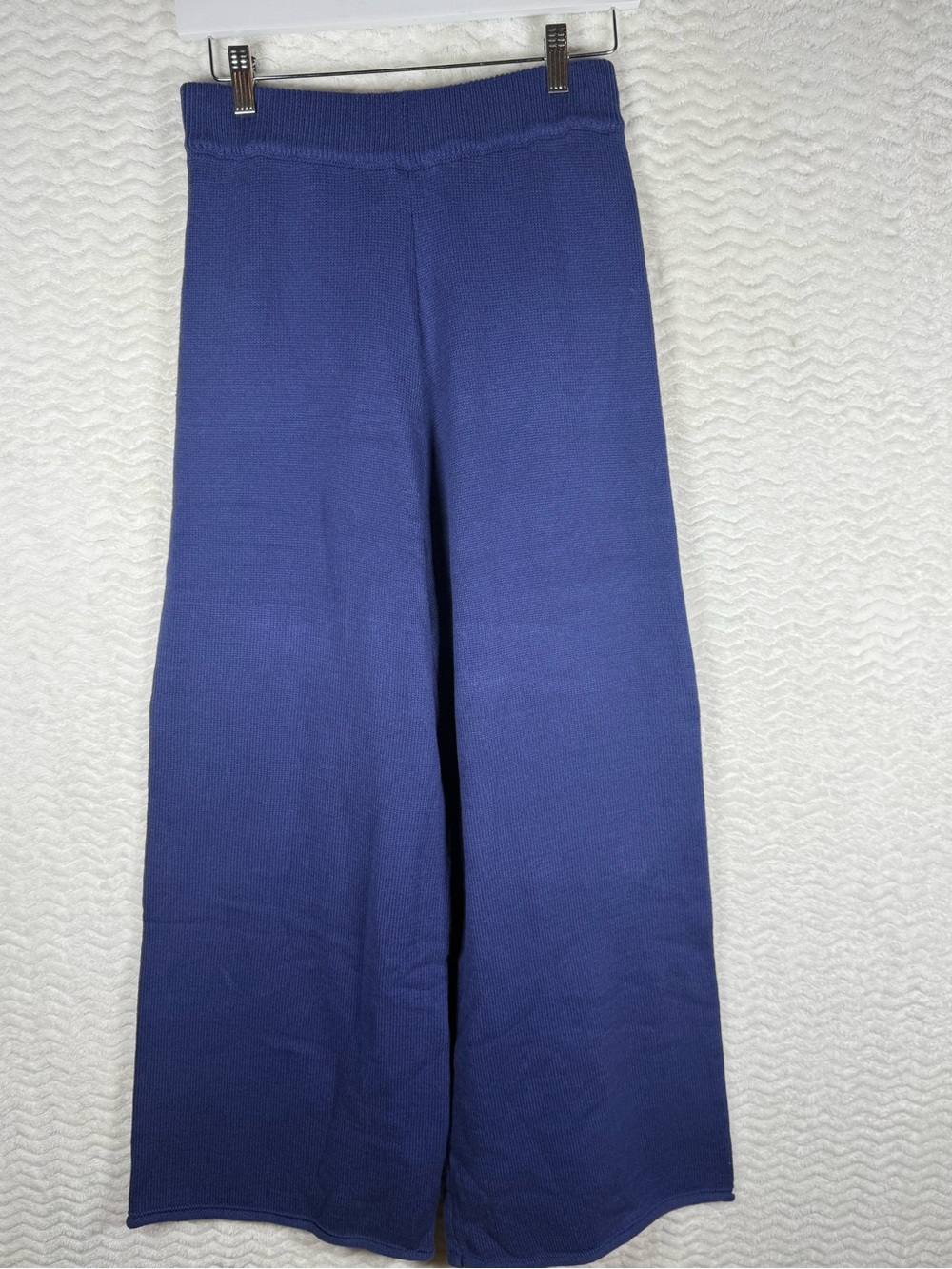 white birch Wide Leg Knit Pants in beautiful Blue. 🤩